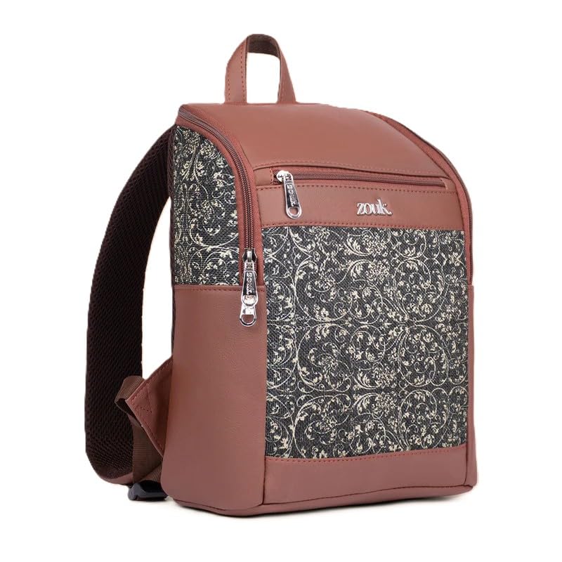 Image of ZOUK Amalia Daypack |Padded Tablet Compartment | Adjustable Straps | Water-Resistant | Men and Women | Daily Use | Lightweight |Smart & Compact |Comfortable & Stylish