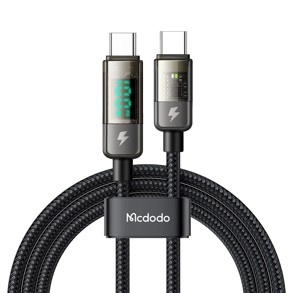 INICIO 100W USB C to C Smart Auto Power Off Cable 1.8m, With LED Display Fast PD Charging For MacBook Pro Air iPad Pro Galaxy S24 S23 Ultra iPhone 15 Pixel 8 7 & Type C Devices (B0D5BV2KFQ) Amazon Price History, Amazon Price Tracker
