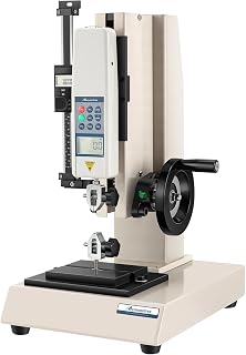 Mxmoonfree 500N Digital Force Gauge HP-500N with HLD Wheel-Operated Test Stand 180mm Stroke, Digital Scale & Clamps