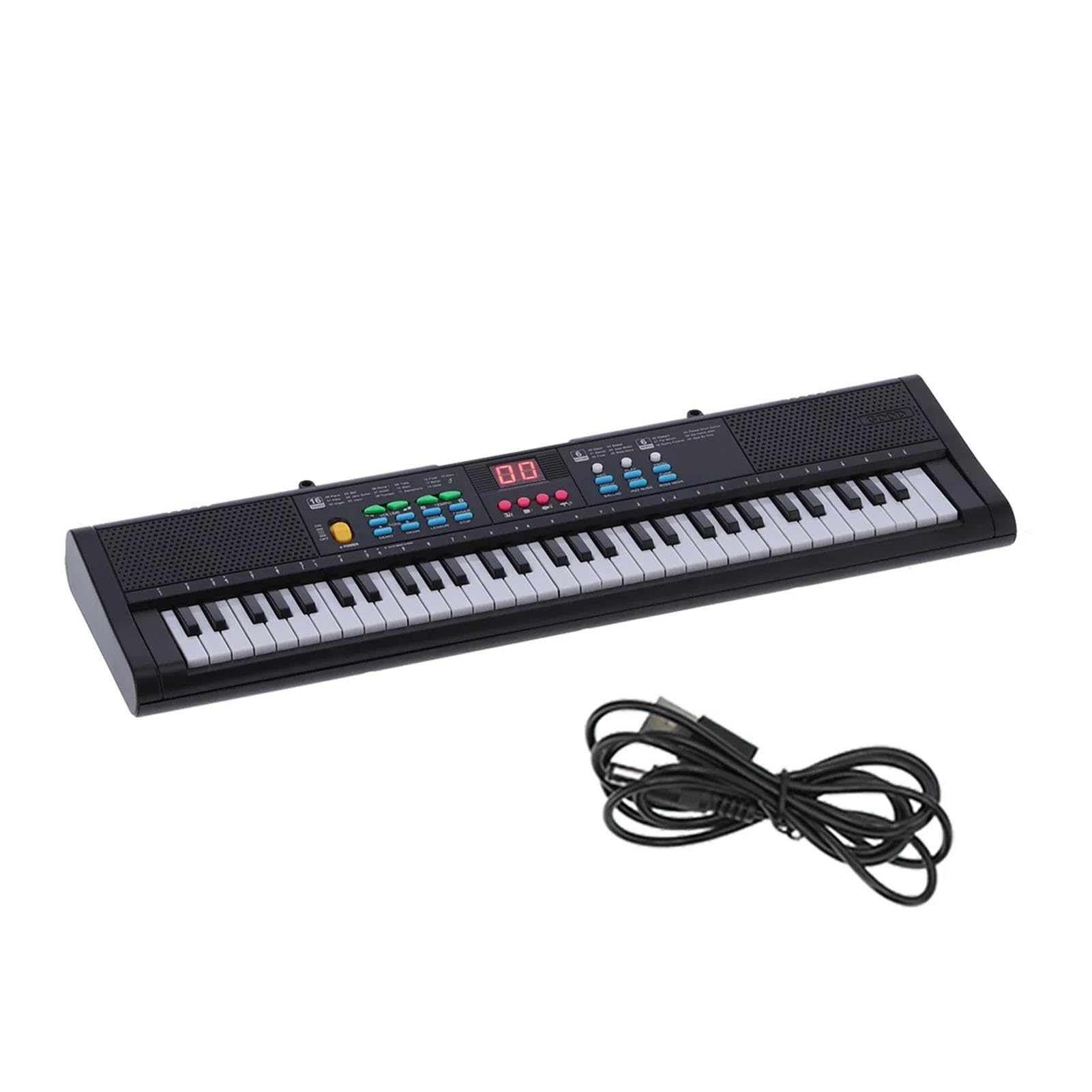 Elektroniczny Instrument Fortepianowy 61 Klawiszowy Wielofunkcyjny Elektryczny Mikrofon Do Pianina Instrument Klawiszowy Dla Początkujących I Dorosłych