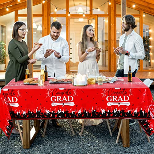 Durony DY0429 3 Pack Graduation Tablecloth 108 X 54 Inch Large Size Plastic Rectangle Graduation Table Covers thumb #6