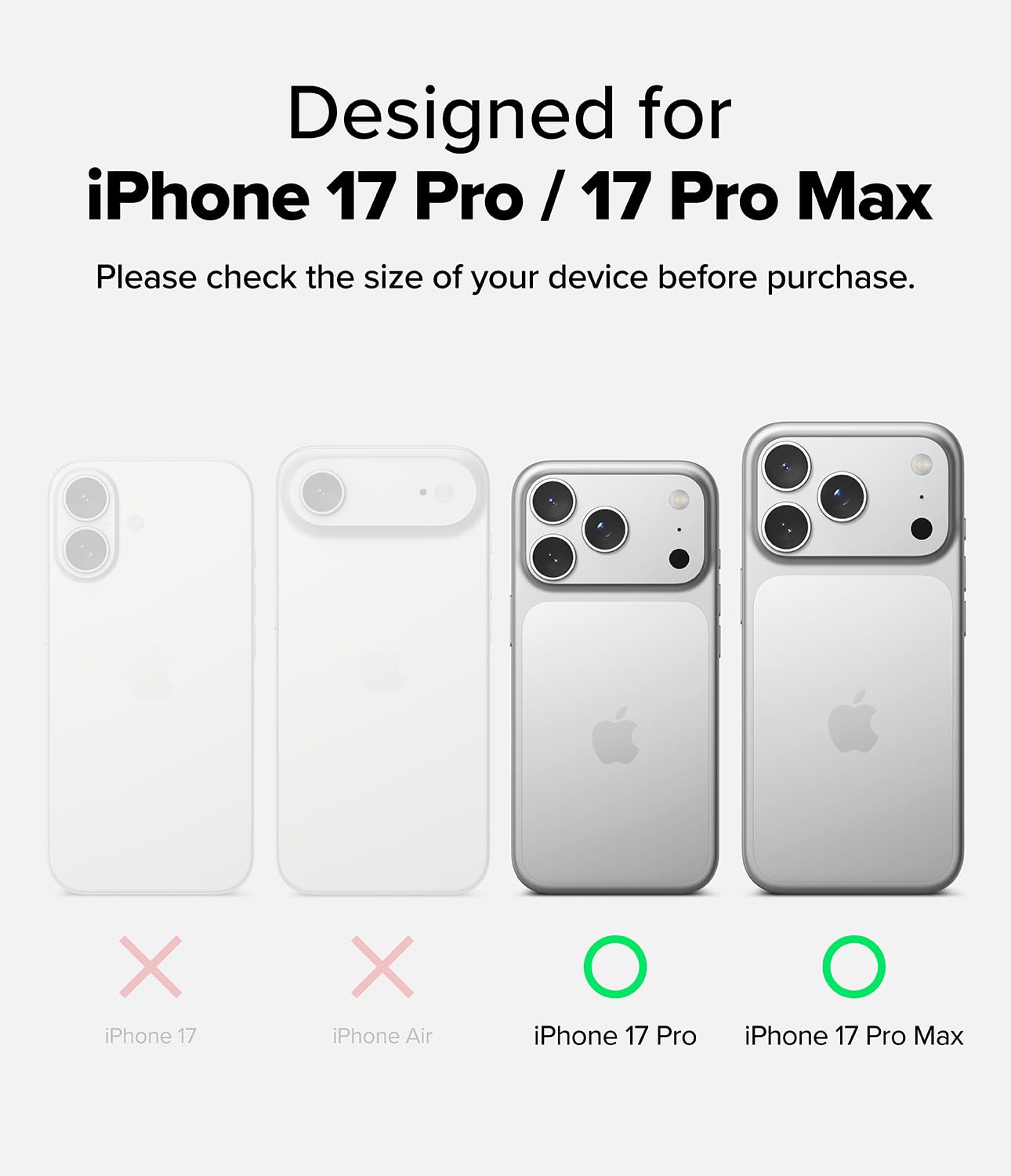 Protecteur Verre Trempé Caméra IPhone 17 Pro Ringke [2 Pack] - 9H, Anti-rayures, Sans Interférence Flash