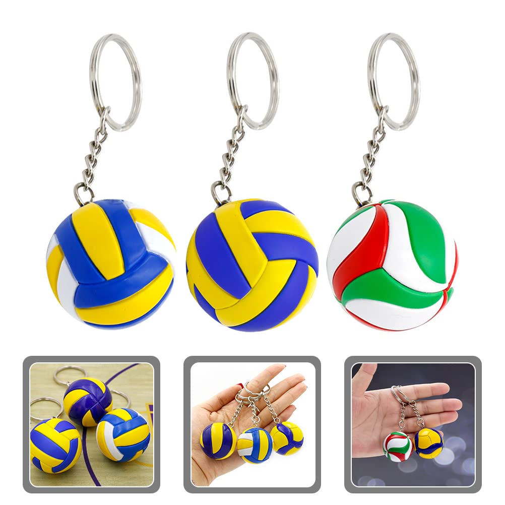 CLISPEED Pallavolo Portachiavi: Sportivo Portachiavi per Zaini Decorativo Compatto Auto Volley