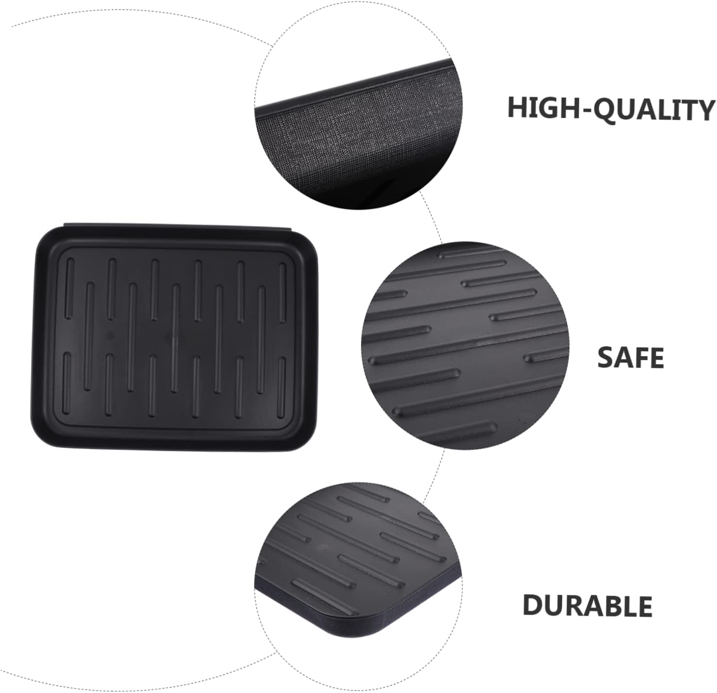 3pcs Water-Resistant Boot Tray Versatile Indoor Outdoor Shoe Mat for Garden Shoes Pet Feeding and Keeping Entryways Clean