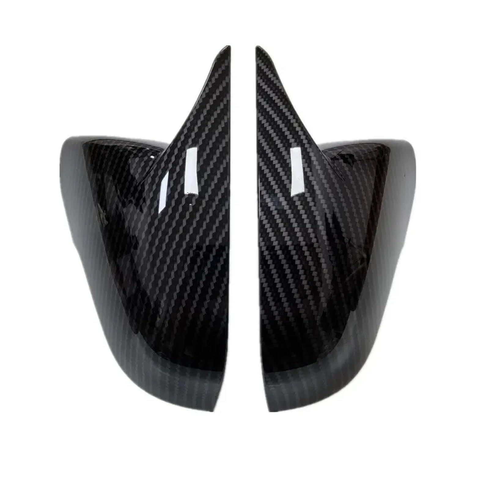 Auto Spiegelkappen Für Hyundai Für Sonata 2015 2016 2017-2019 | 1 Paar Carbon Look Seite für Wing Cap Außentür Spiegelabdeckung Rückansicht Abdeckung(Carbon)