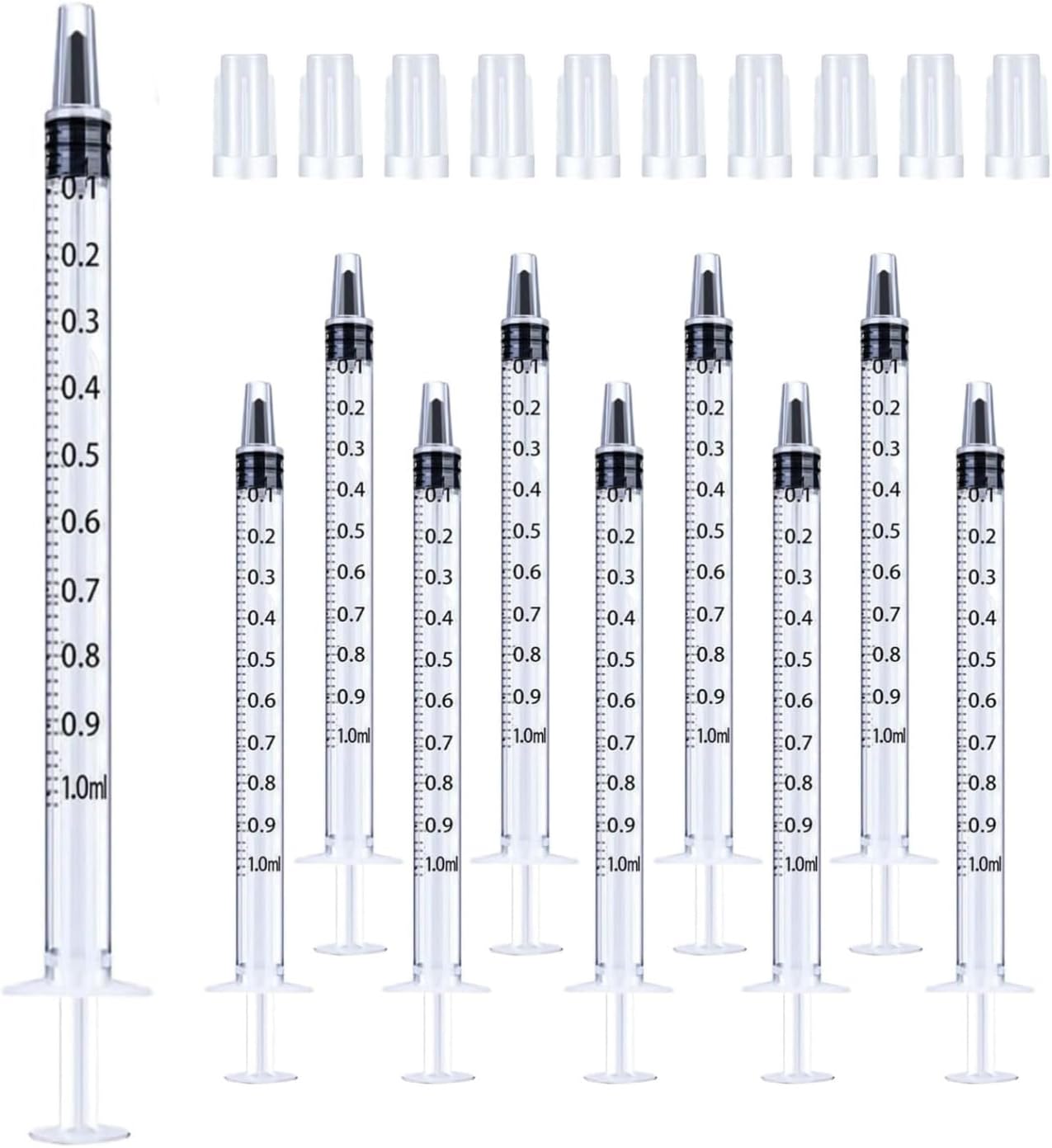 30Pcs 1ml Syringes with Cap Oral Dispenser Syringe, 1cc Plastic Small Syringes for Colostrum Collect Feeding Pets,No Needle Individually Sterile Warpped 30Pcs 1ml Syringes with Cap Oral Dispenser Syringe, 1cc Plastic Small Syringes for Colostrum Collect Feeding Pets,No Needle Individually Sterile Warpped