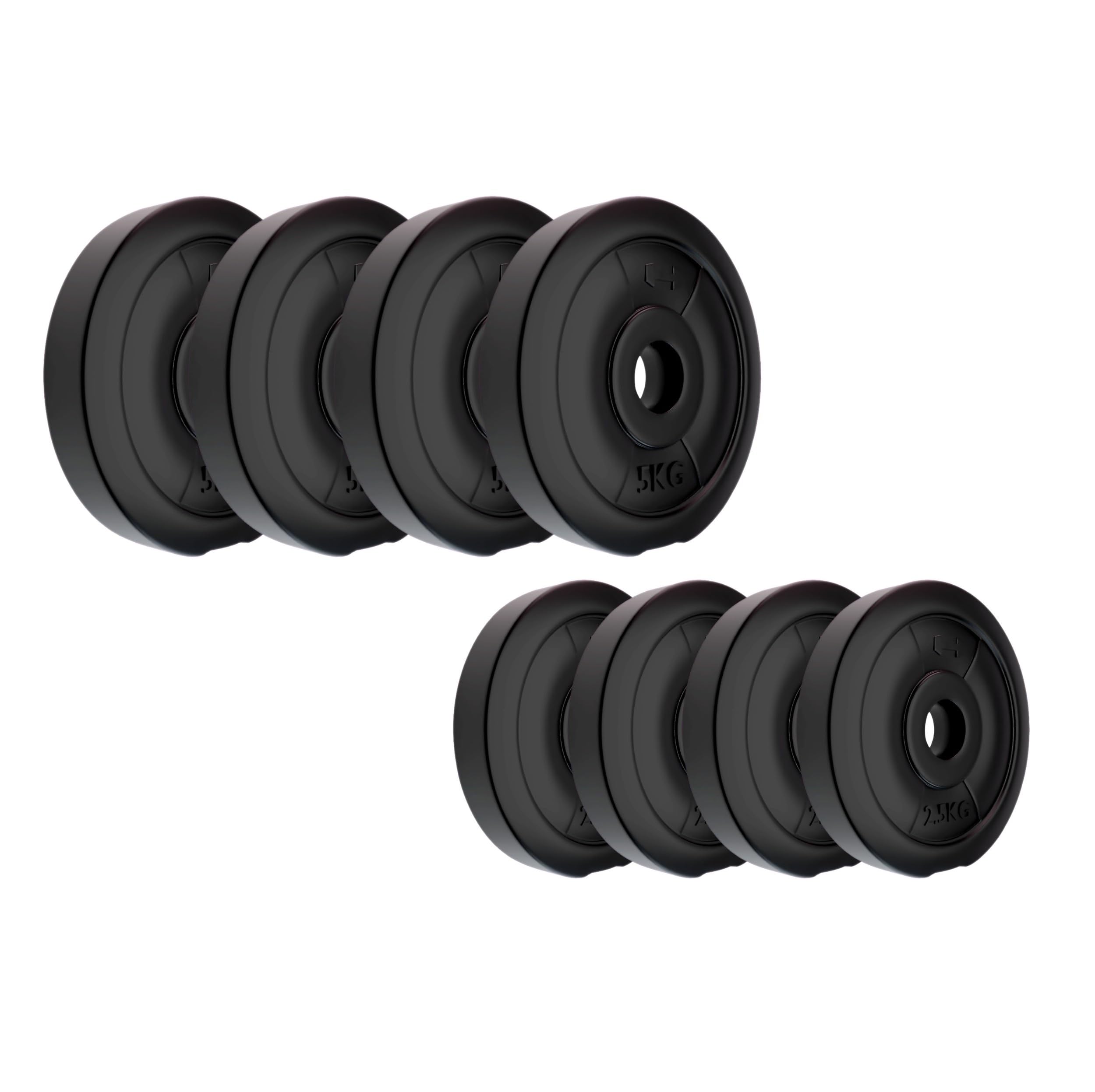 Amazon Brand - Symactive PVC 30 Kg Spare Weight Plates Combo Set (2.5x4 + 5x4 Kg, Black) (B0BYN7Z7Z9) Amazon Price History, Amazon Price Tracker