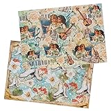 Ideen mit Herz 2 Bogen Reispapier | Edel-Decoupage-Papier | DIN A4 | 2 verschiedene Designs | Weihnachten/Design 4
