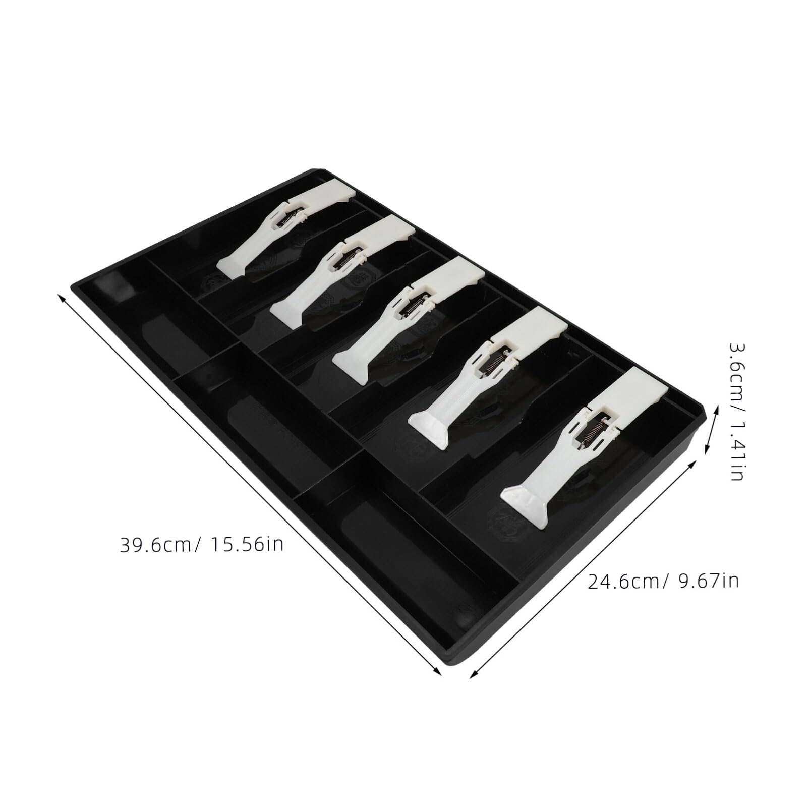 Amazon.co.jp: VILLCASE 現金 引き出し トレイ、 現金 レジスター 挿入 クリップ付き、 5 紙幣 / 8 コイン 交換 現金  トレイ 完全に取り外し可能 通貨 コンパートメント お金 収納 トレイ : Office Products