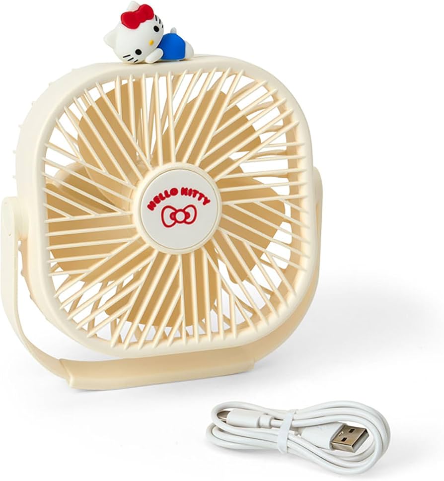 ハローキティ 卓上扇風機　日焼けキティ　ガングロキティ　サンリオ ハローキティ 卓上扇風機 日焼けキティ ガングロキティ サンリオ