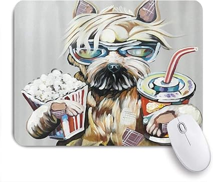 Amazon Kapanouマウスパッド 羊飼いはポップコーンを食べ コーラを飲む ゲーミング オフィス最適 おしゃれ 防水 耐久性が良い 滑り止めゴム底 ゲーミングなど適用 マウス 用ノートブックコンピュータマウスマット Kapanou マウスパッド 通販