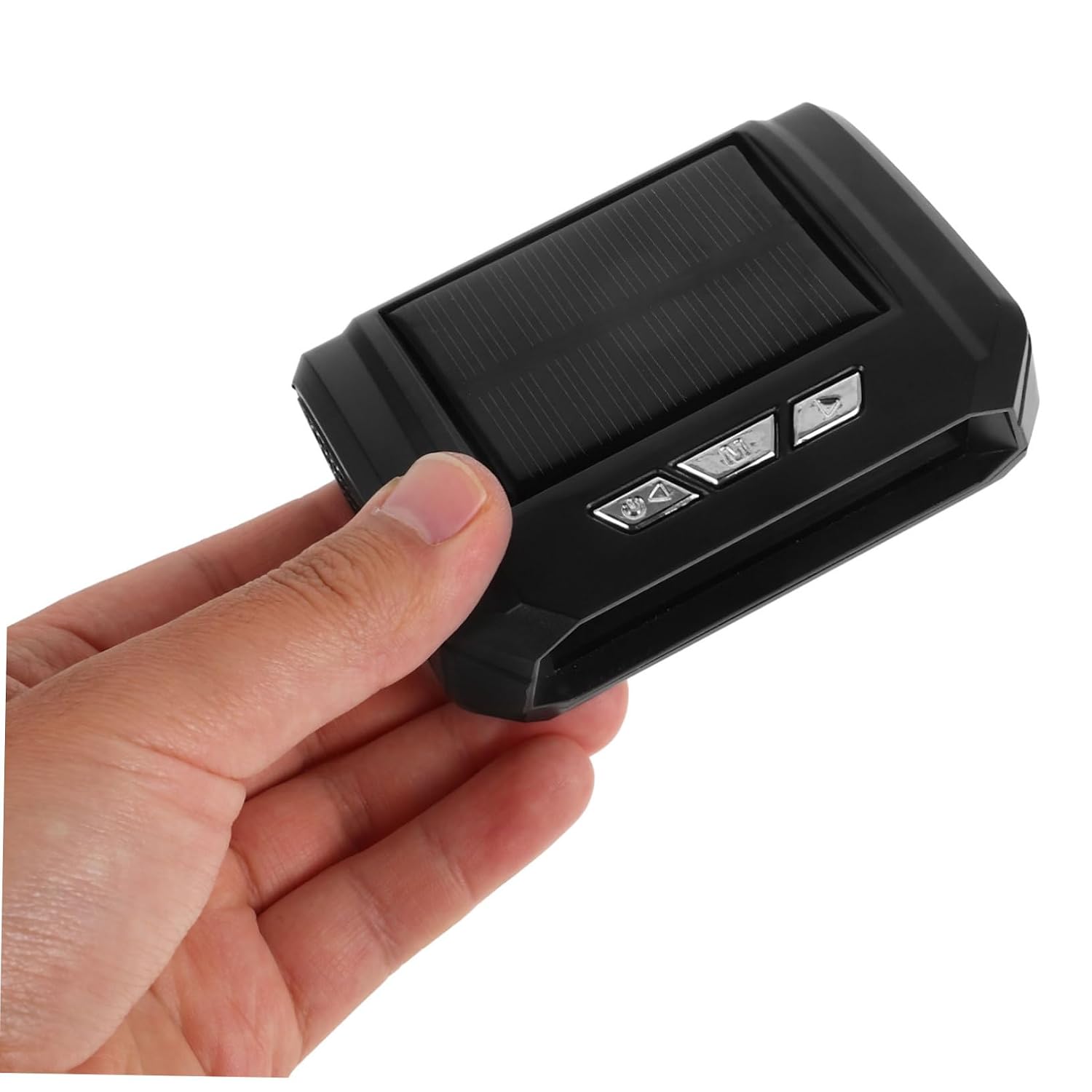 Automotive Thermometer Clock Car Dashboard Digital Display Solar-Powered Date Car Clock Easy Install Real Temperature