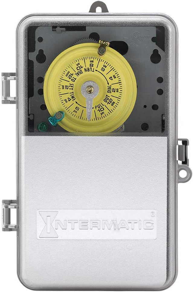 Intermatic T104PCD82 DPST Electromechanical 24-Hour Timer : Home & Kitchen