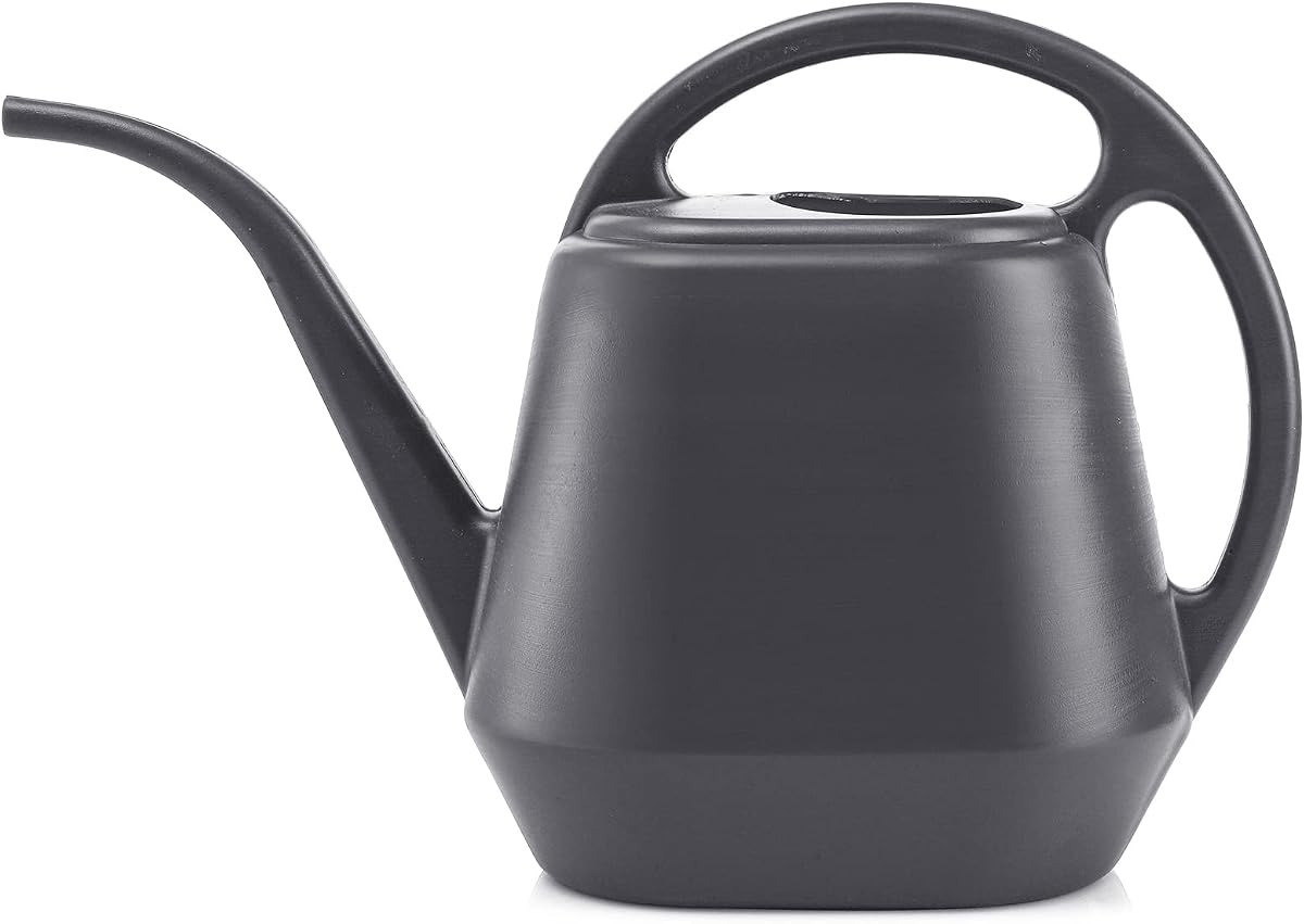 Regadera de plástico, gris, 1 galón