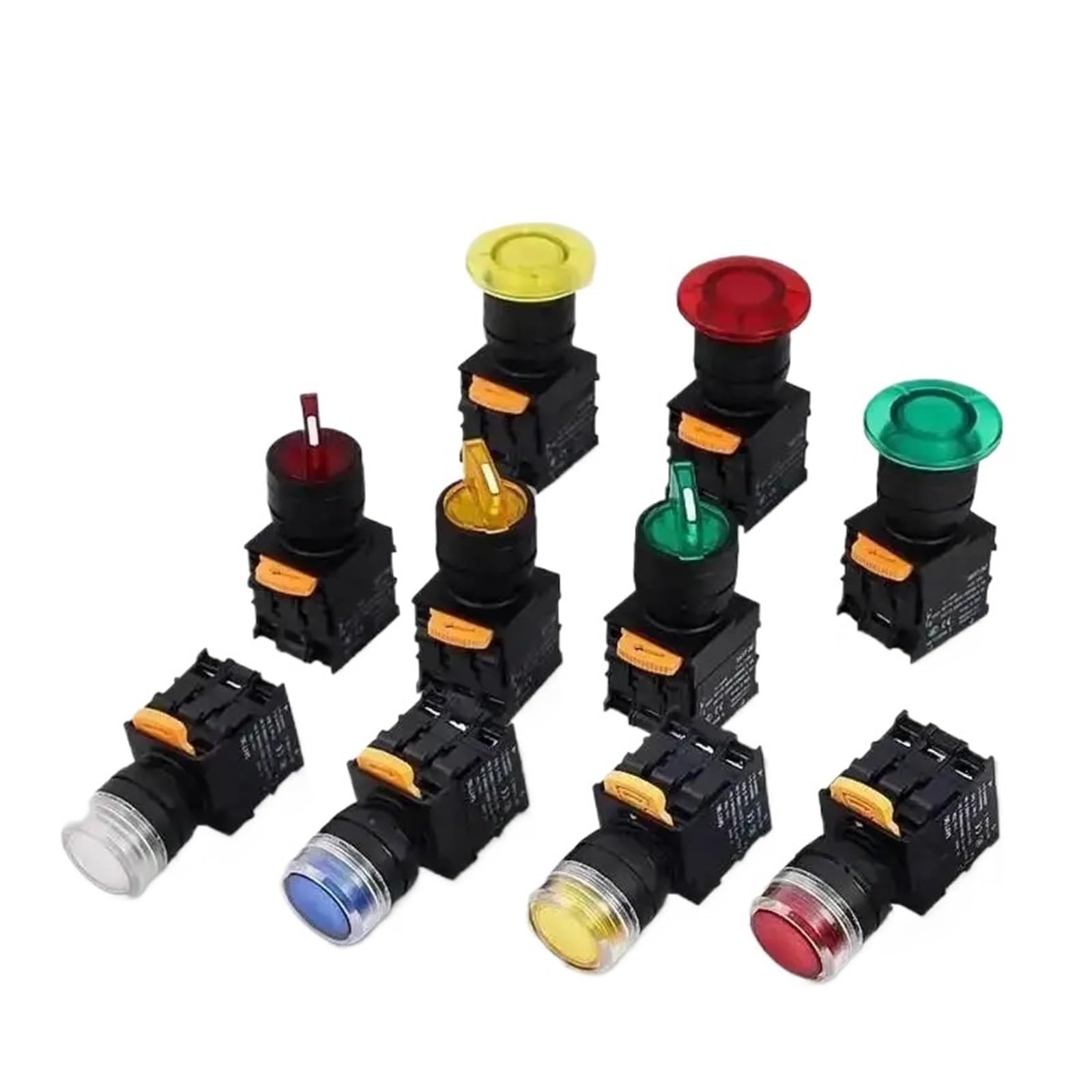 Interrupteur à bouton-poussoir monté sur bouton de 22 mm