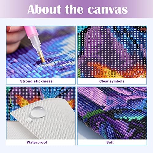 MXJSUA DIY 5D Diamond Painting Kits Round Drill Kits for Adults Diamond Gem Arts Painting Crystal Rhinestone Pictures Arts Craft for Home Wall Decor Gift Dachshund Sausage Dog 12x16in