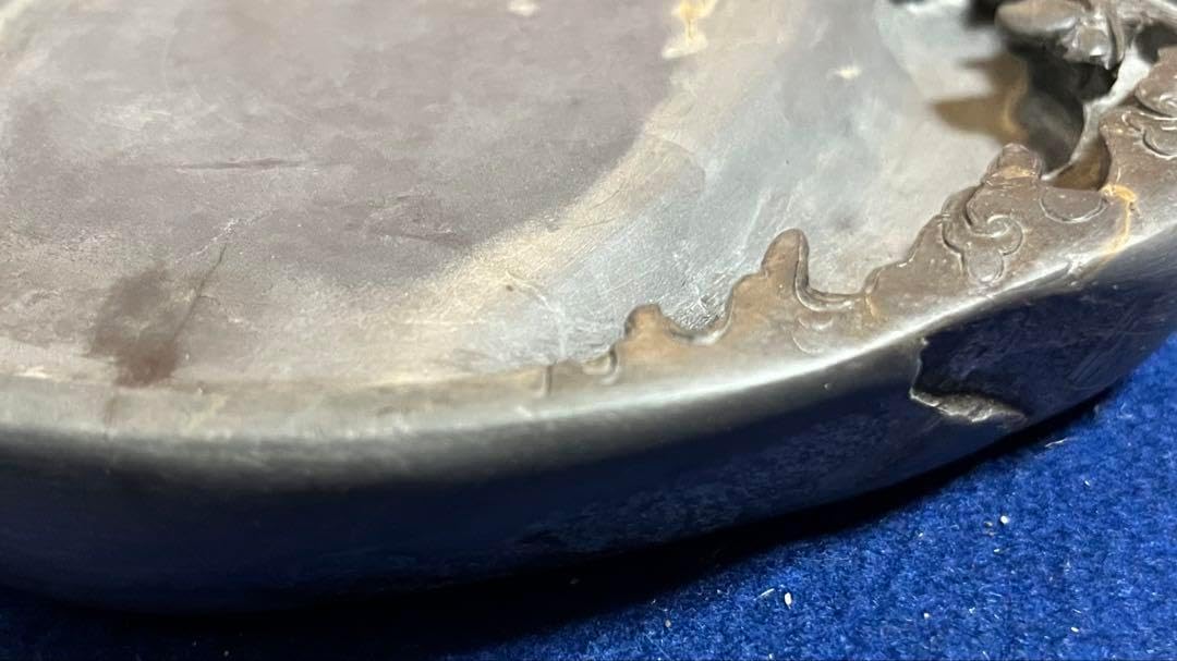 純銀泥墨 セラミック硯セット 古梅園 純銀泥墨 セラミック硯セット 古