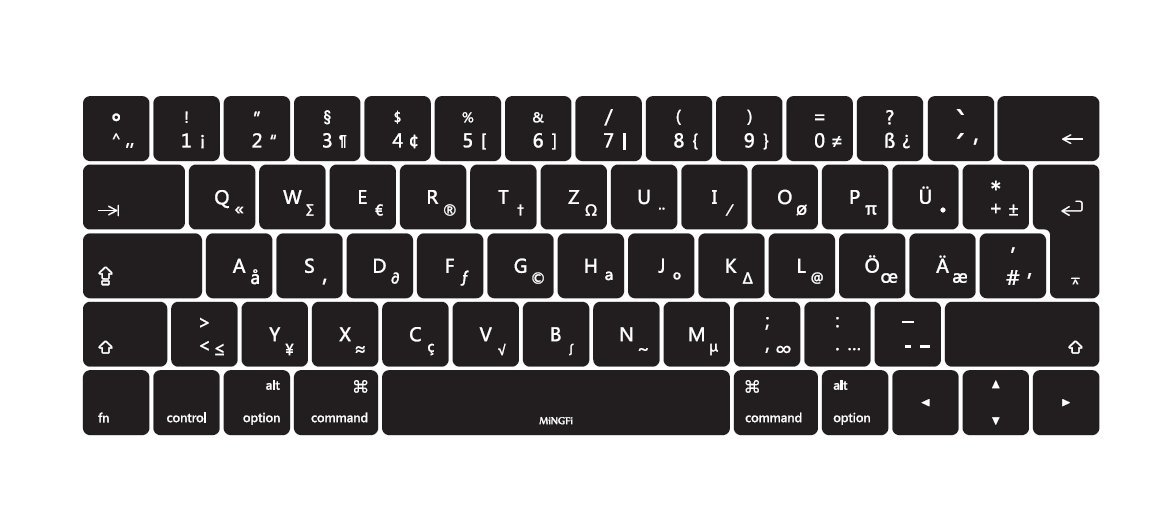 Protection Clavier Silicone AZERTY Pour MacBook Pro 13/15 Touch Bar (2016-2019) - Modèles A1706 A1707 A1989 A1990 A2159