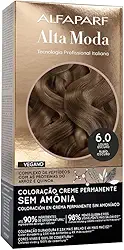 Coloração Permanente Alfaparf Alta Moda Sem Amônia 6.0 Louro Escuro