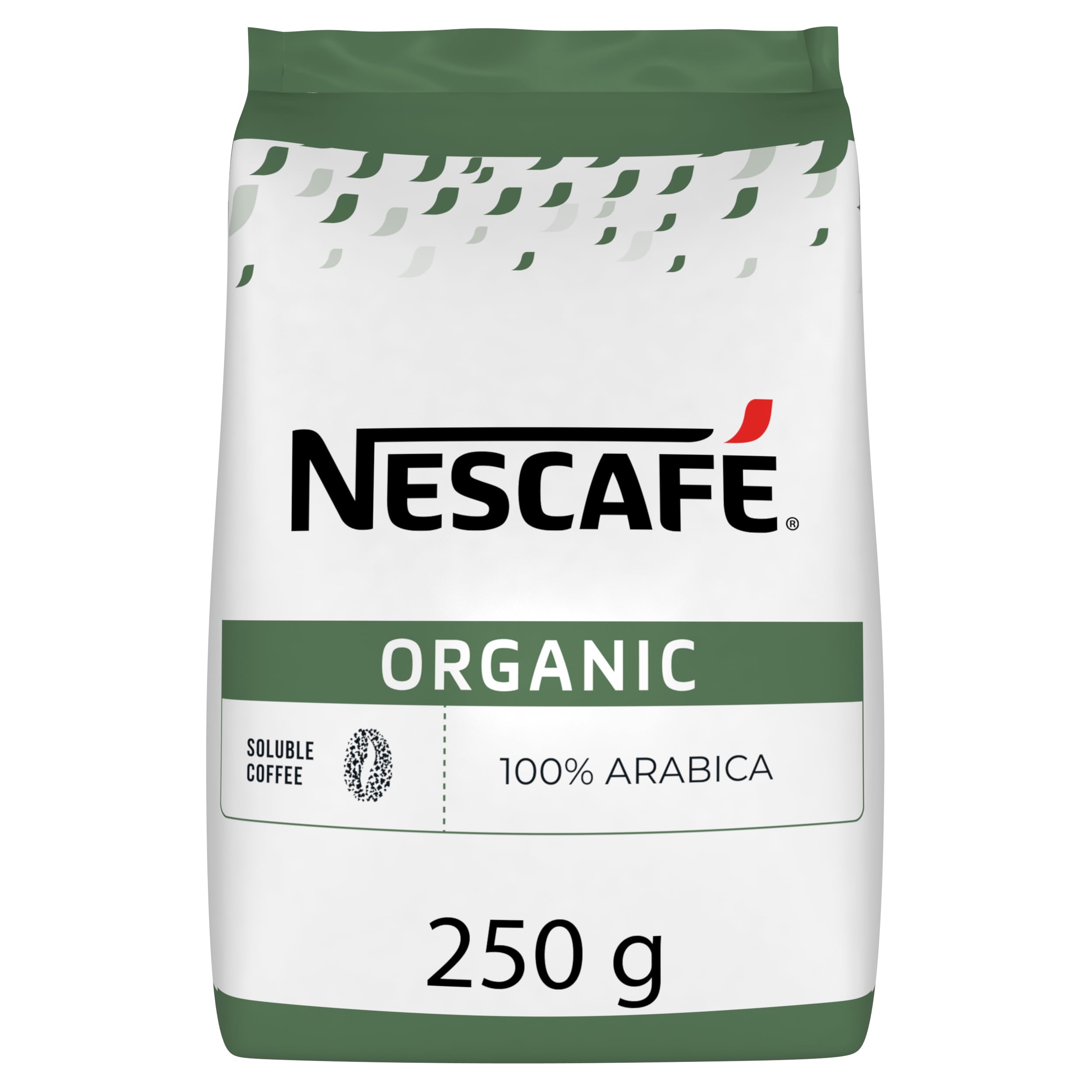 NESCAFÉ Organic Bio - Café Soluble Biologique 100% Arabica - En Poudre - Notes Fruitées, Agrumes - Certifié AB - Approvisionnement 100% plus Responsable - Sachet de 250 g