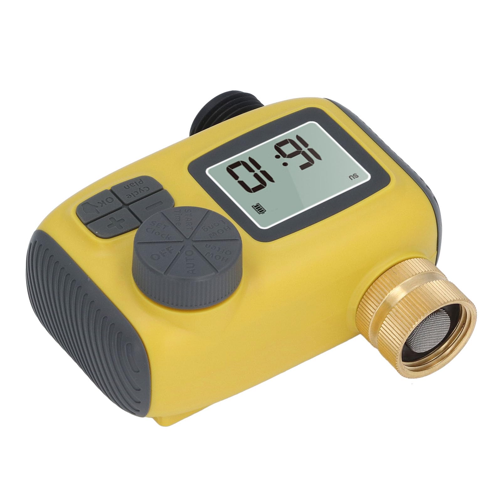 KIMISS Manguera de Jardín con Temporizador de Aspersor Programable, Temporizador de Riego Automático con Conector de Cobre Puro, de Riego Eficiente