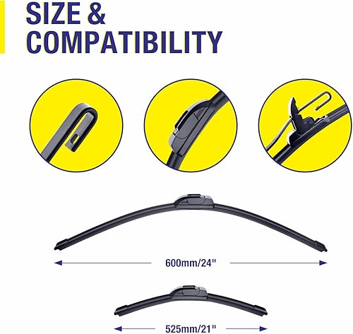 Miniatura 2 de Repuesto de limpiaparabrisas trasero de 10 pulgadas para Ford Escape 2007 2006 2005 2004 2003 2002 2001 Focus 2007 2006 2005 2004 2003 2002 2001