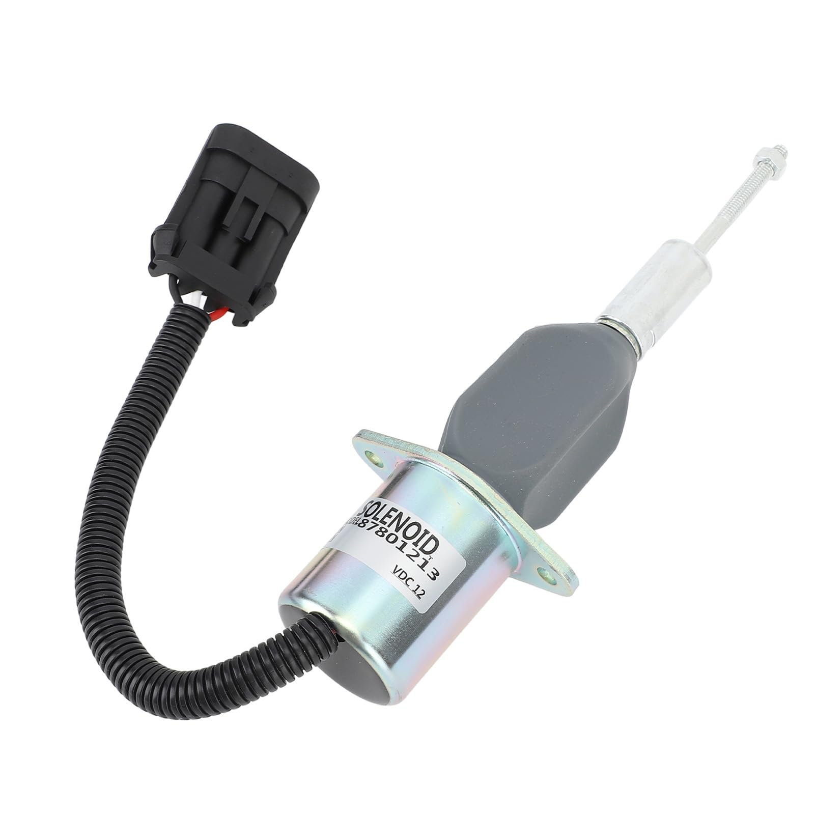 Solénoïde D'arrêt de Carburant 12V, Haute Précision, sensibilité 87801213, électrovanne D'arrêt, Moteur