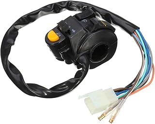 Motorcycle Handlebar Switch, 22mm 7/8inch Motorcycle Handlebar Left Horn Turn Signals Headlight Switch Control Switch Assembly