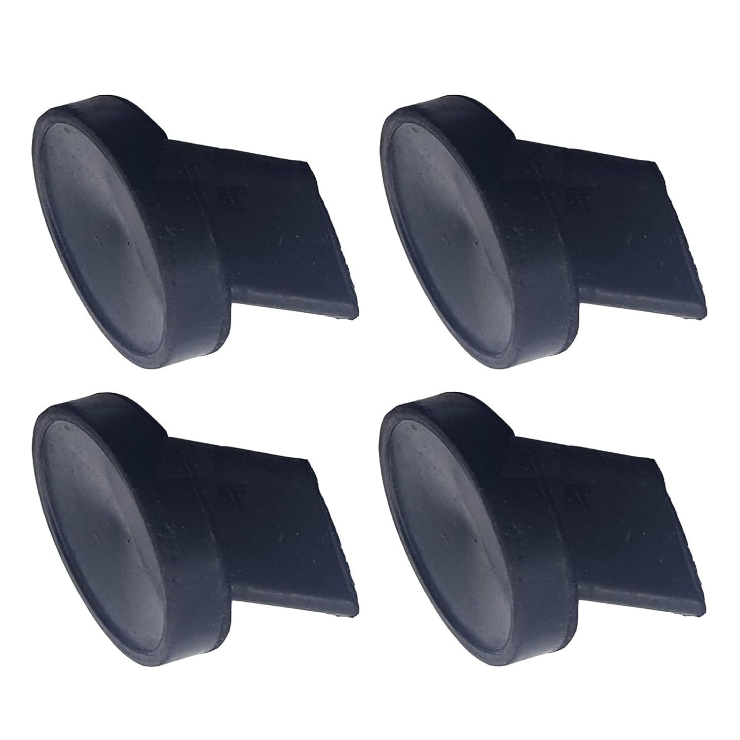 My Cradlle Vacuum Rubber Pad for Baby Cradle/Ghodiyu, 1 Inch Square Pipe, Anti-Slip Heavy Grip Rubber Floor Protection, Baby Swing/Jhula/Palna Stand Leg Support, Floor Protection, Set of 4 (Black)-image-25