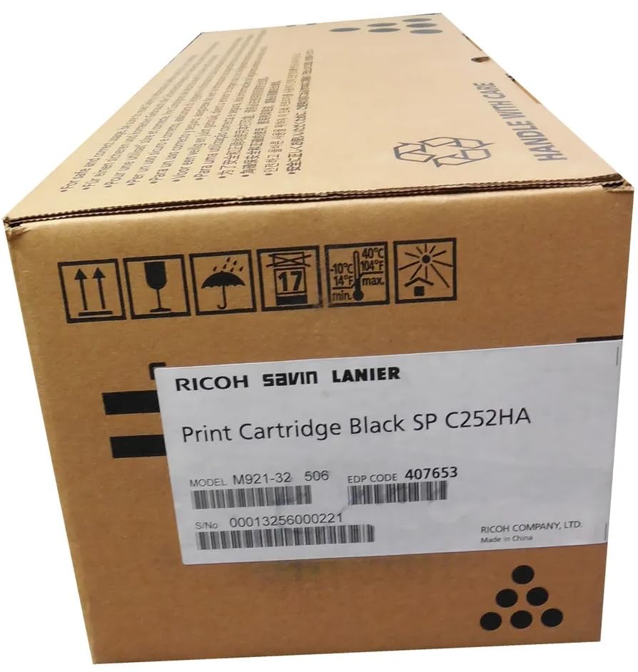 Amazon.com: Black, High Yield OEM Ricoh SP C252DN Toner SP C252SF