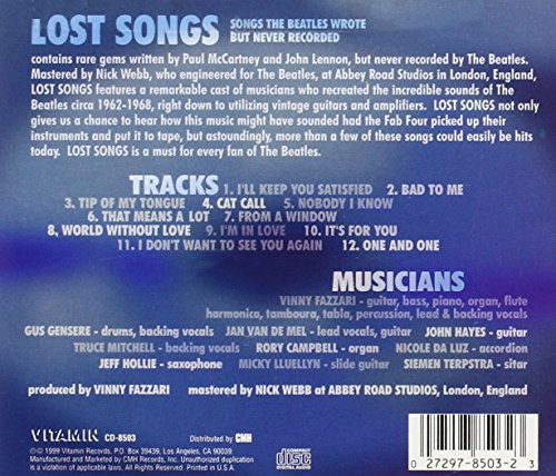 Lost Songs: Songs Beatles Wrote But Never Recorded