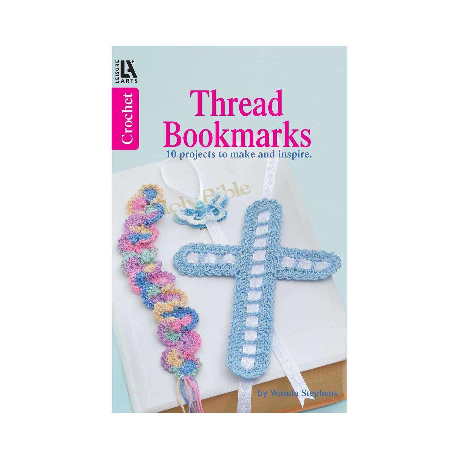 Leisure Arts Crochet Thread Bookmarks Book