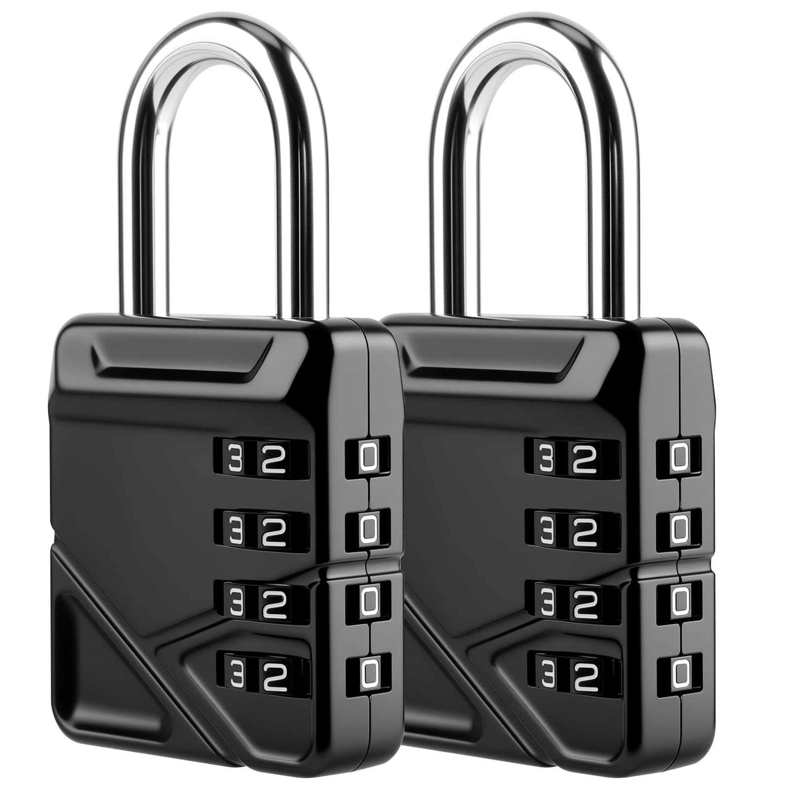 Euqvunn Combination Padlock for Gym Locker, Black