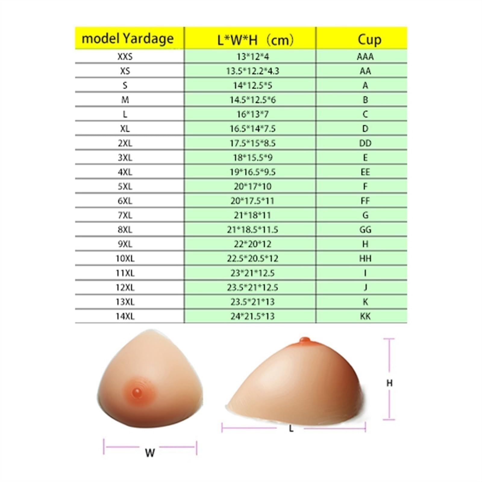 Silikonowe wkładki do biustonosza Podkładki Fałszywy wzmacniacz piersi Podkładki piersi Sztuczna sztuczna klatka piersiowa Nadaje się do strojów kąpielowych Bikini Suspenders (Color : Natural, Size