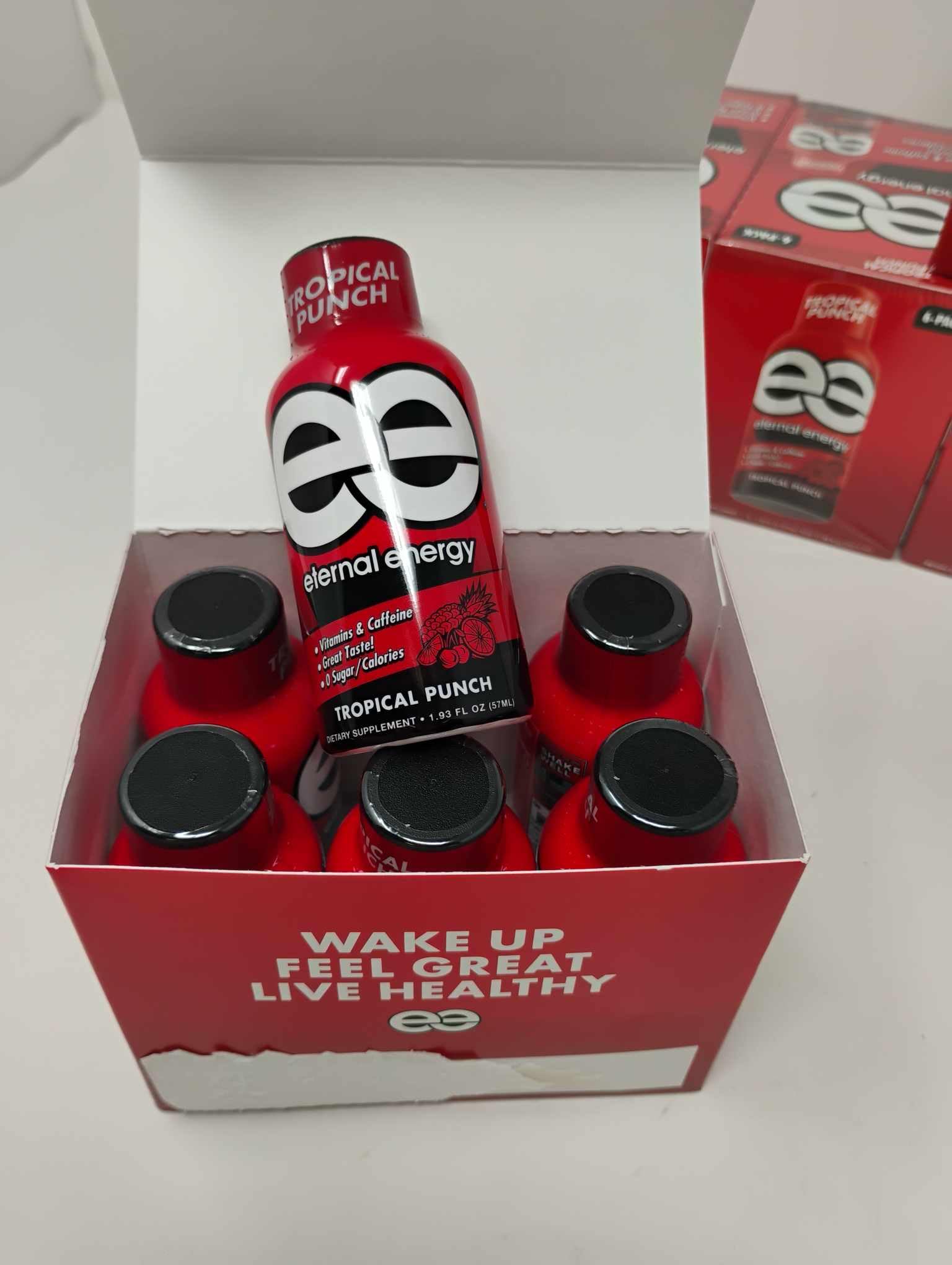 Amazon.com : Eternal Energy Premium Energy Shot (Tropical Punch, 6