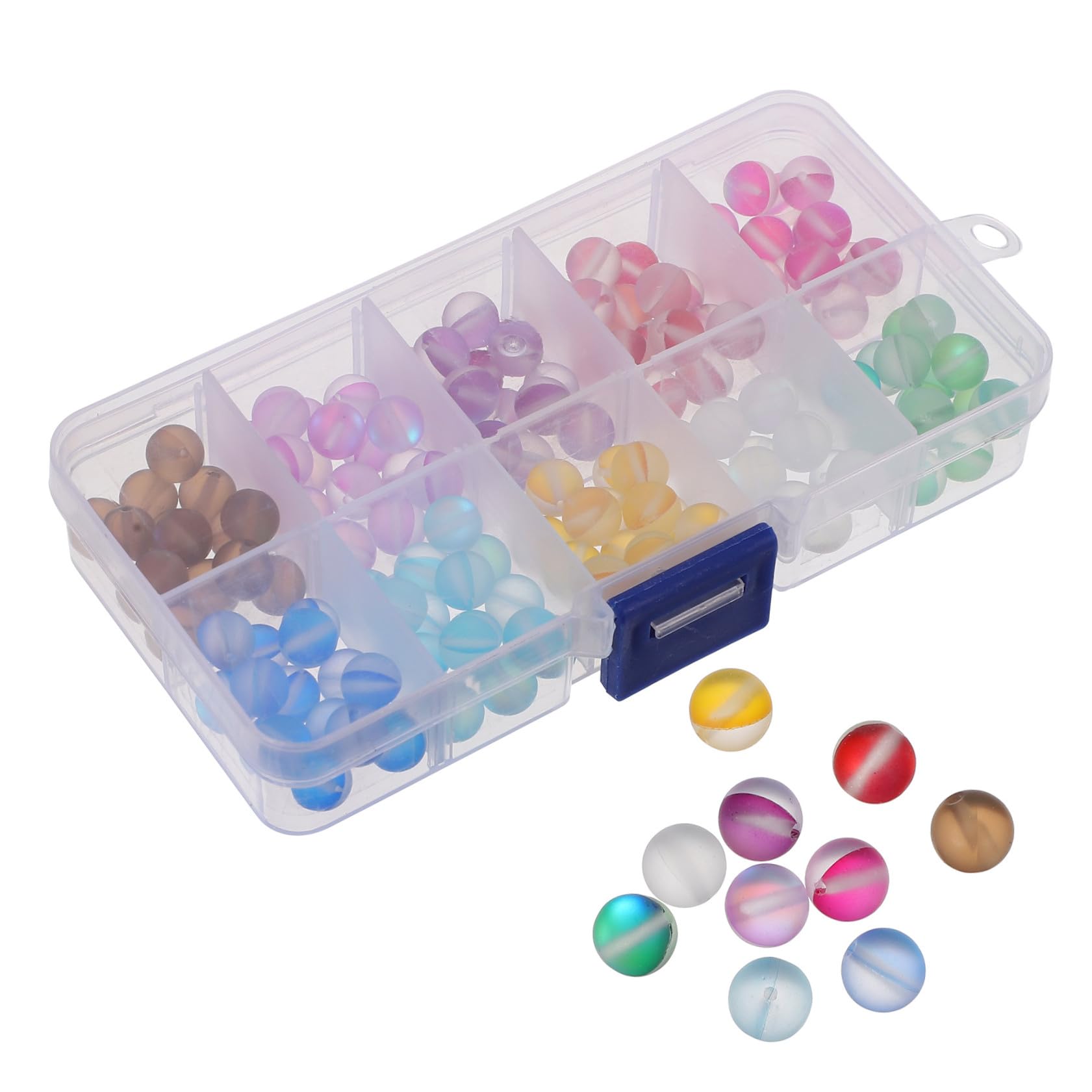 Perles verre mat pour bracelet : créez vos bijoux colorés personnalisés pendant vos loisirs créatifs