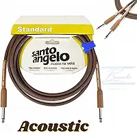 Cabo para Violão Acústico P10 4,57m 15ft Santo Angelo Acoustic Series