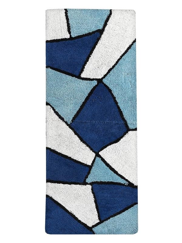 Image of F R Creation Bathmat Premium Microfiber Anti-Skid Washable and Quick Dry Italia Rug for Bathroom, Kitchen - Size (2X5 Feet Multi)