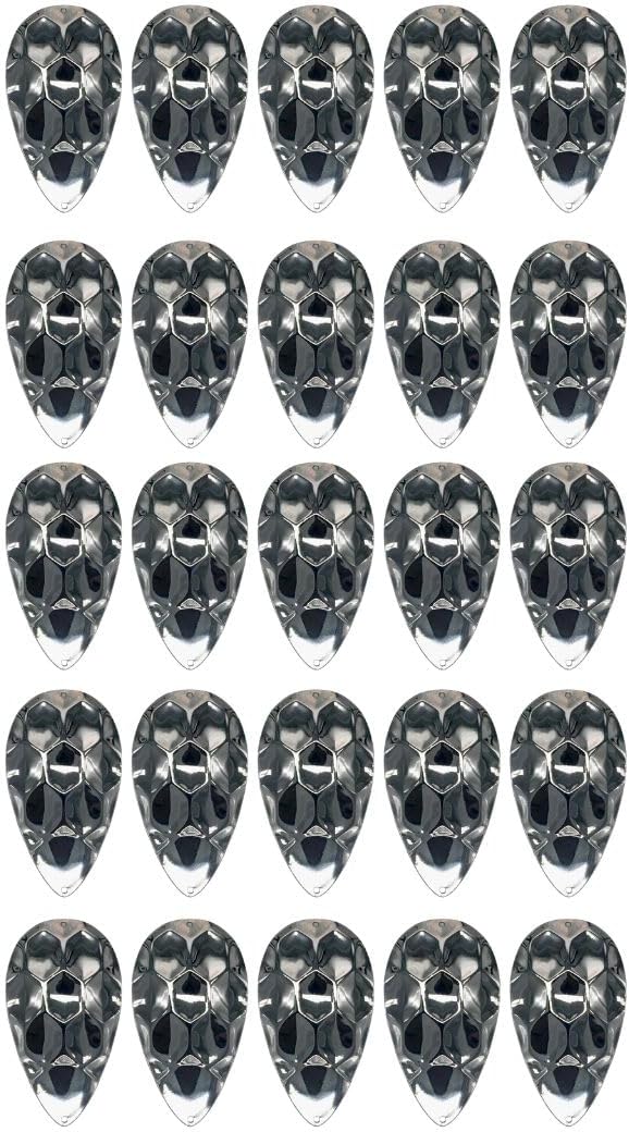 Kokanee Salmon Jet Dodger Blanks 25-Pack – Copper, Silver & Gold Steel Plated Fishing Blanks – Customizable Trolling Gear for Salmon & Trout