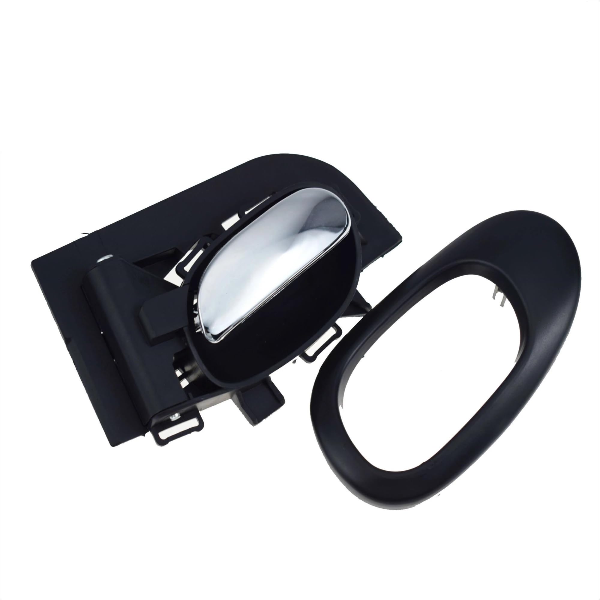 Dtsgcx 2 Pcs Right Kit Car Interior Door Handle Or Frame Bezel Front Rear Left Driver Or Right Passenger For Peugeot 206+ 09-13 207 08-14