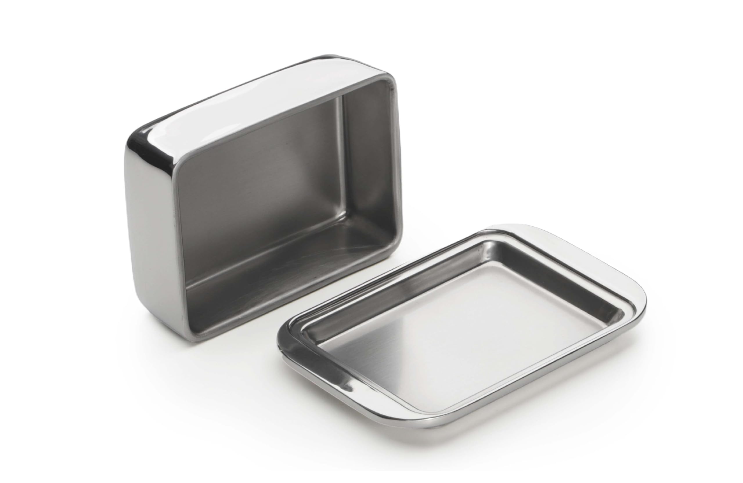 Weis Beurrier à double paroi en acier inoxydable 14259 pour 250 g de beurre