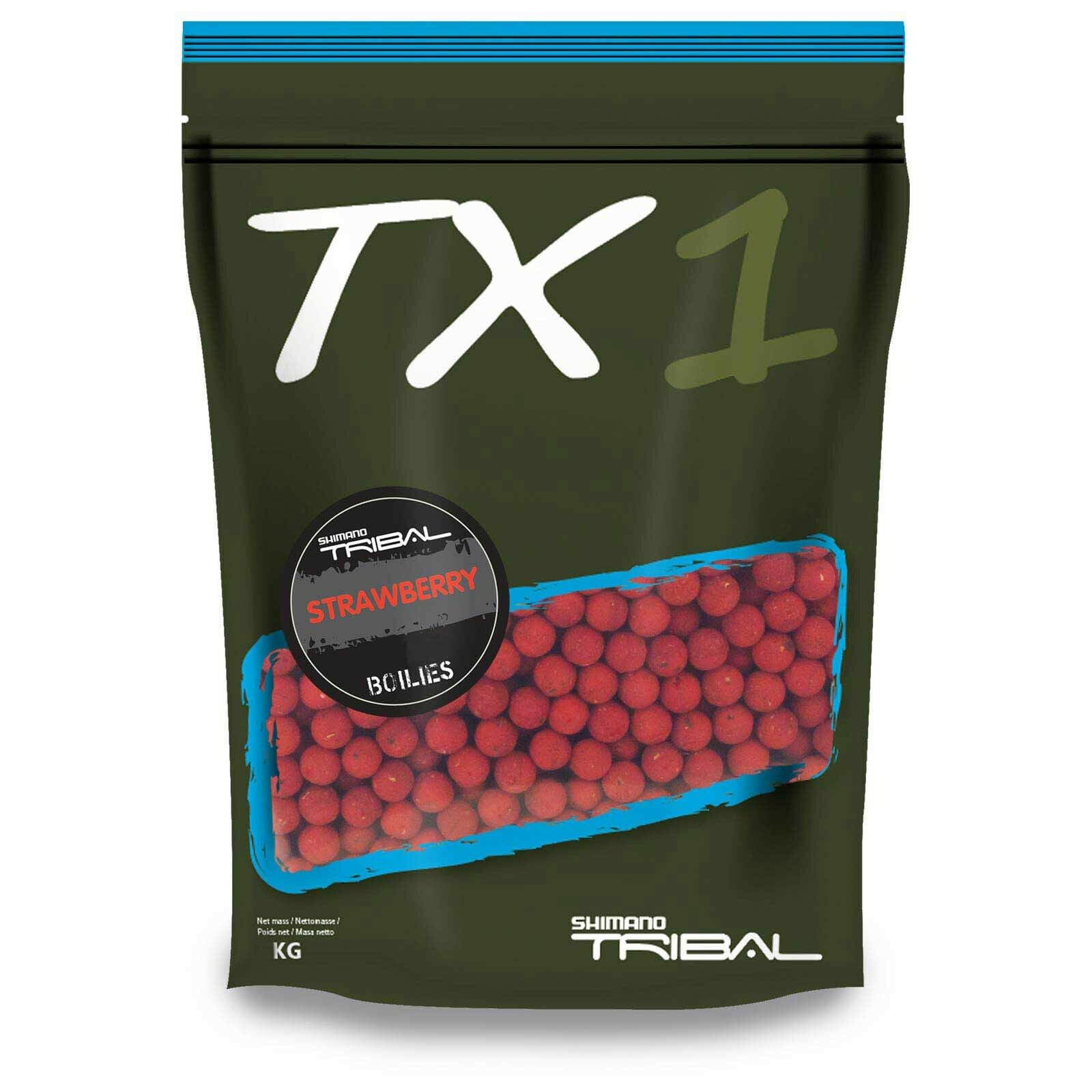 SHIMANO Boilies TX1 Strawberry 20 mm 5 kg Unica