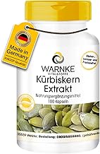 Pumpkin Seed Extract 500 mg - 100 Capsules - Pumpkin Seed Plus Vitamin E & Selenium - High Dose | Warnke Vital Substances - German Pharmacy Quality