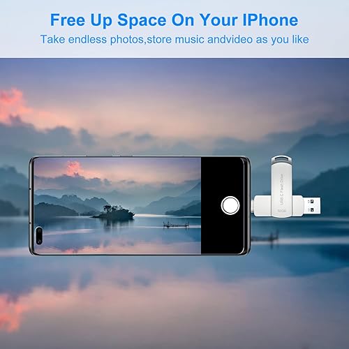 Miniatura 6 de Unidad flash USB de 32 GB para USB C pulgar Drive Android Phone Photo Stick externo Data Storage Memory Stick Compatible Android Phone MacBook USB C