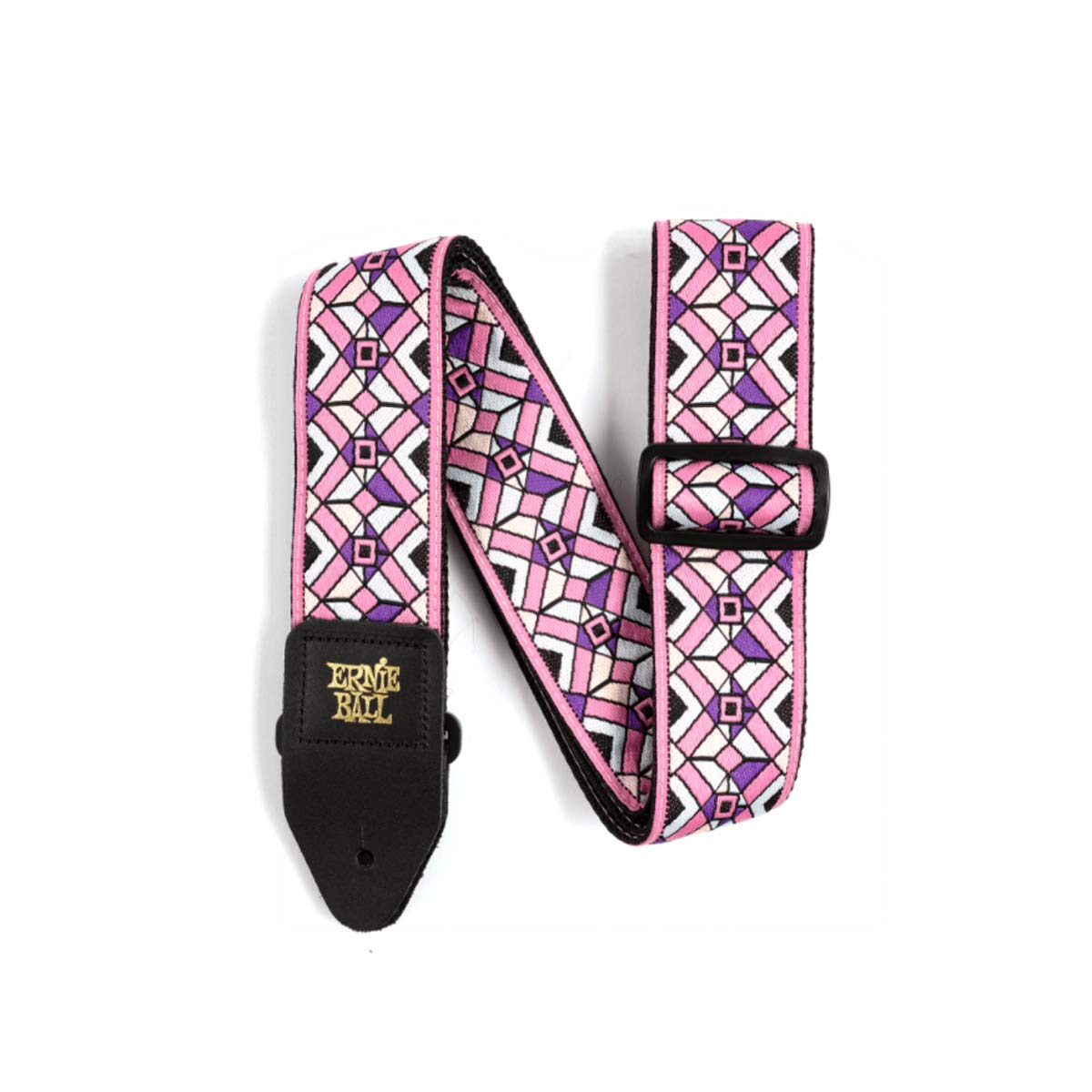 Ernie Ball Jacquard Guitar Strap, Kaleidoscope Pink (P04658)