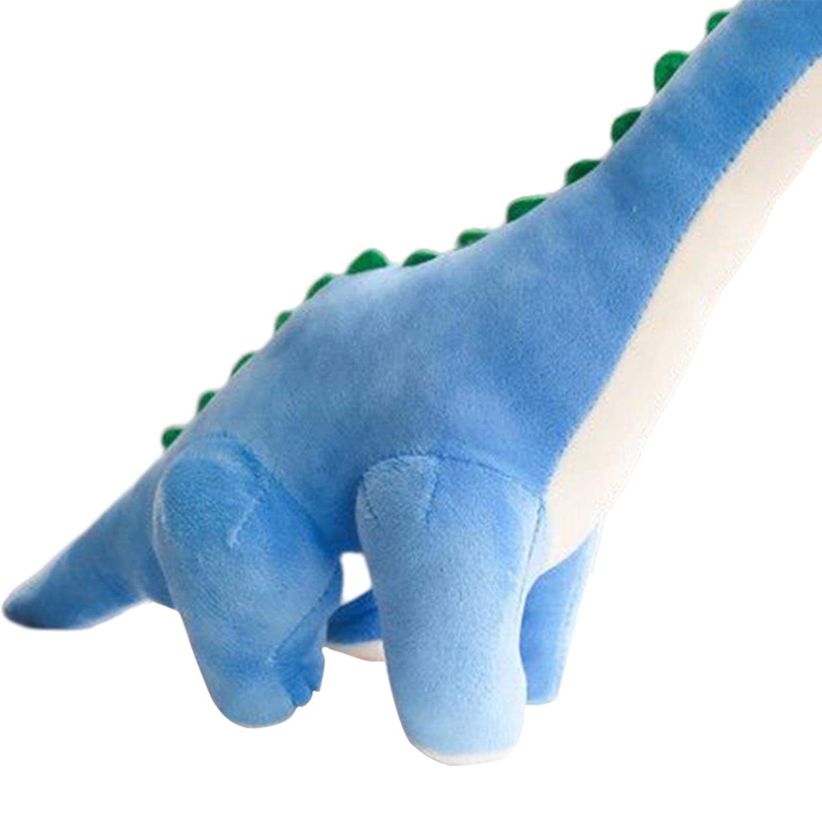 Simpatico Peluche a Forma di Dinosauro, Giocattolo Imbottito, Bambola di Peluche, Cuscino per Dormire per Soggiorno, Casa, Camera da Letto, Blu 60 cm