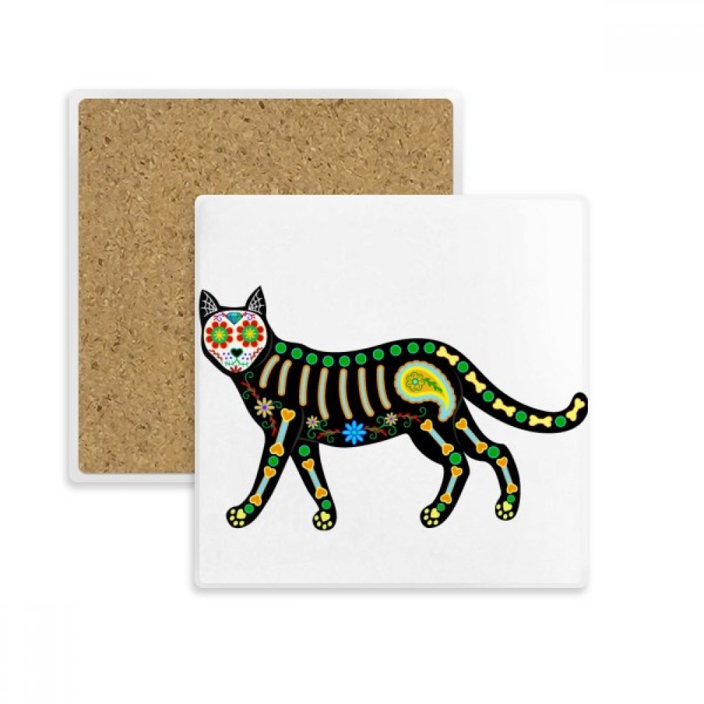 Coupe terreur place coaster chat noir pour vos soirées automnales et cafés