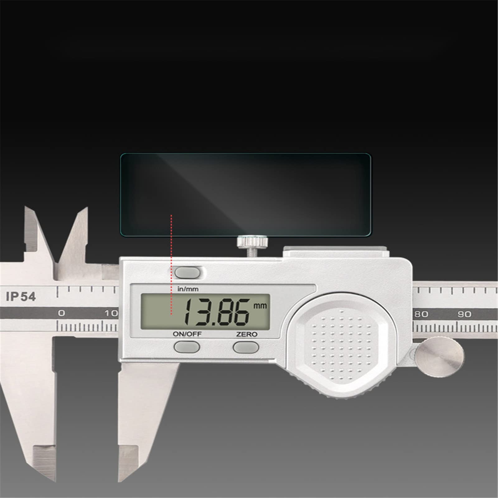 Calibrador Electrónico Digital Calibrador Digital 0-150-200-300 Mm Herramienta De Medición para Uso Doméstico E Industrial,Silver-0-150mm
