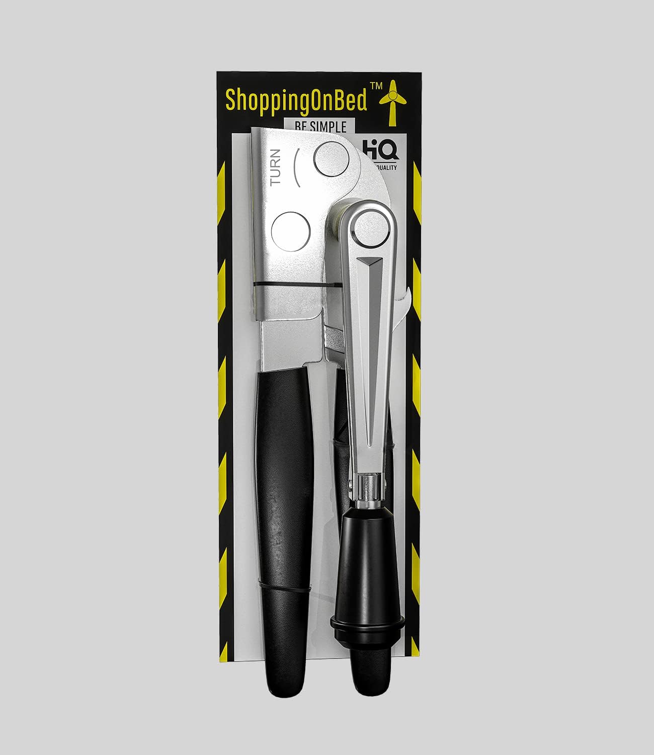 SoB Manual Can Opener Heavy Duty Stainless Steel Smooth