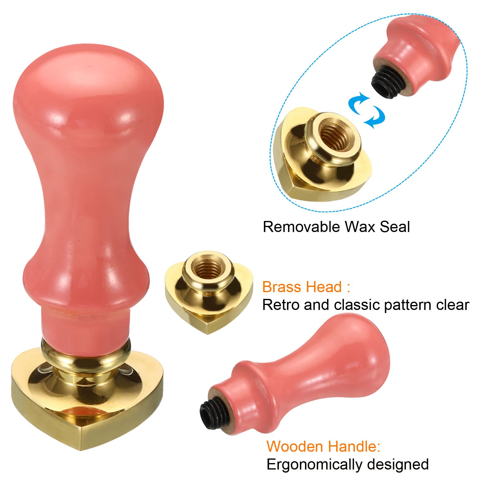 PATIKIL Blank Wax Seal Stamp - Image 4